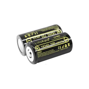 2 Baterías cr123 16340 RECARGABLE